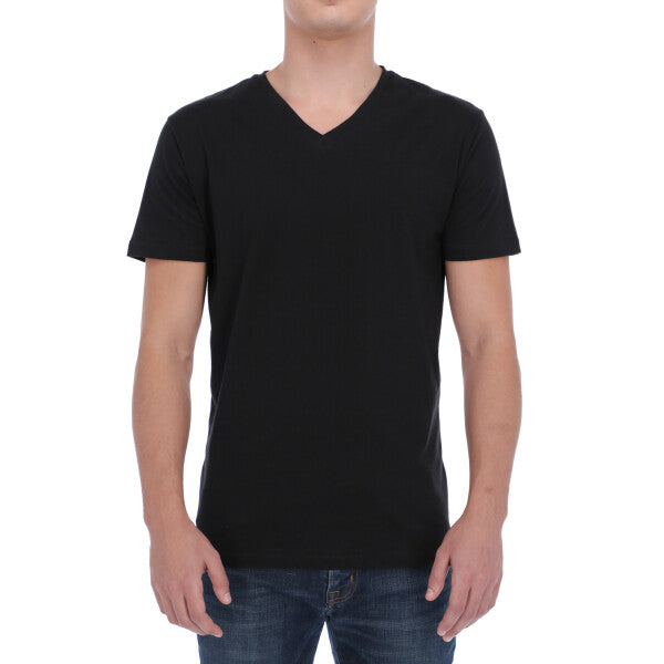 Playera Cuello V 100% Algodón peinado premium - Fit perfecto