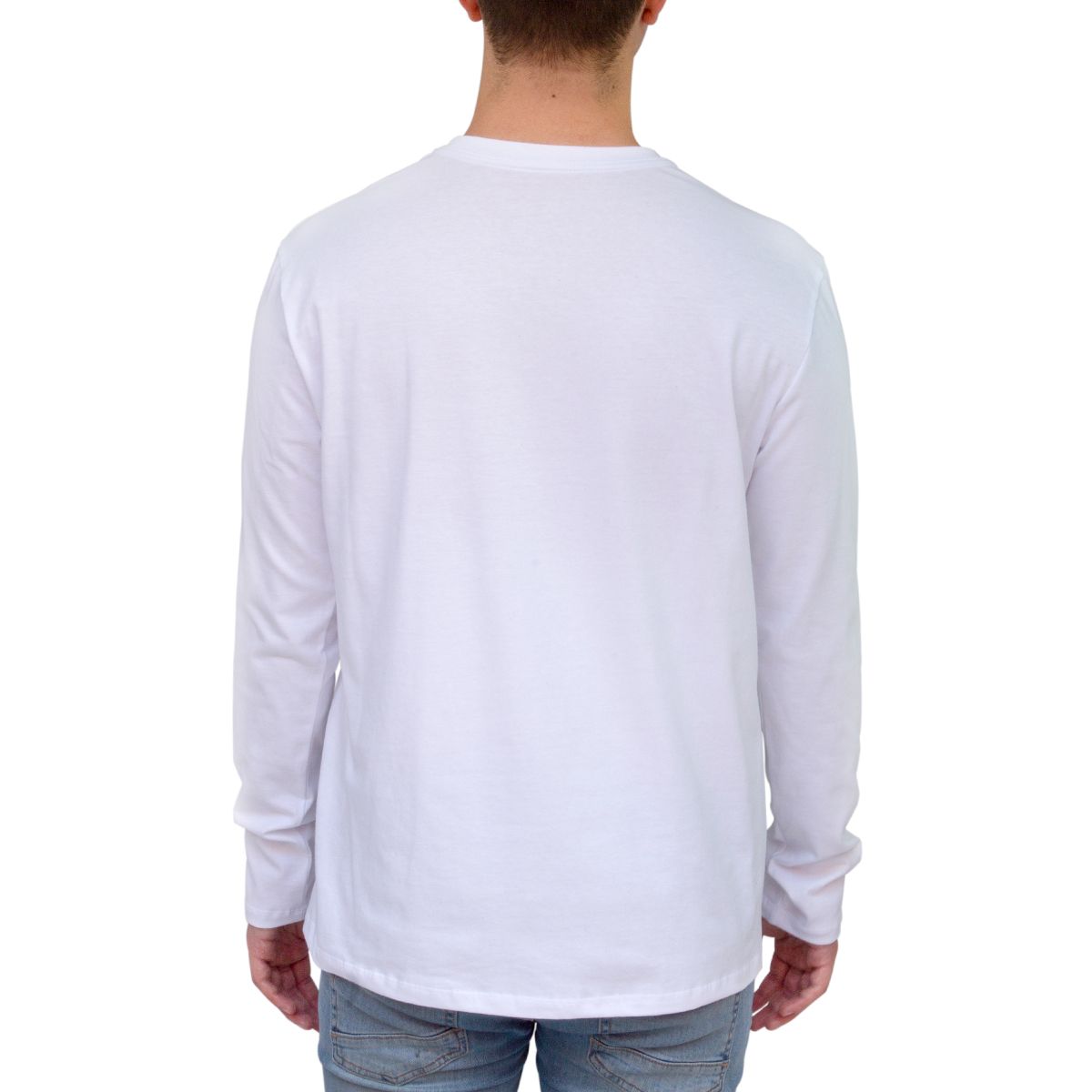 Playera de manga larga 100% Algodón peinado premium
