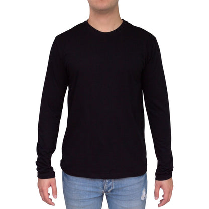 Playera de manga larga 100% Algodón peinado premium